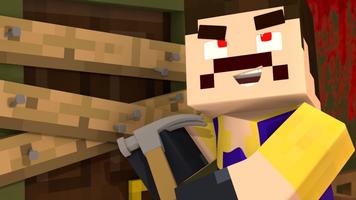 Hello Scary Neighbor MCPE Mod poster