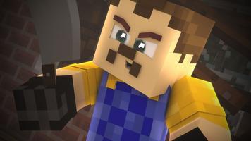 Hello Scary Neighbor MCPE Mod screenshot 1