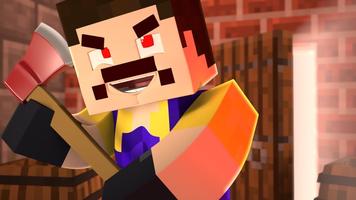 Hello Scary Neighbor MCPE Mod screenshot 2