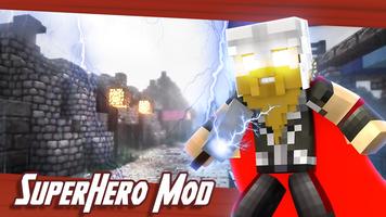 Superheroes Mod for MCPE poster