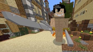 Mod Attack💥 Of Titans For MCPE ポスター