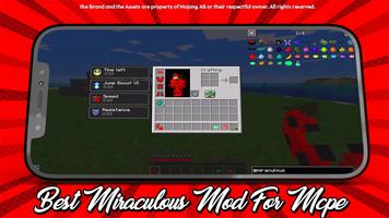 Miraculeuse 3D Skins + Mod Ladybug Noir For MCPE ảnh chụp màn hình 1