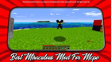 Miraculeuse 3D Skins + Mod Ladybug Noir For MCPE ảnh chụp màn hình 2