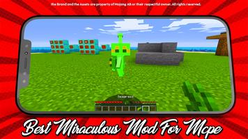 Miraculeuse 3D Skins + Mod Ladybug Noir For MCPE ảnh chụp màn hình 3