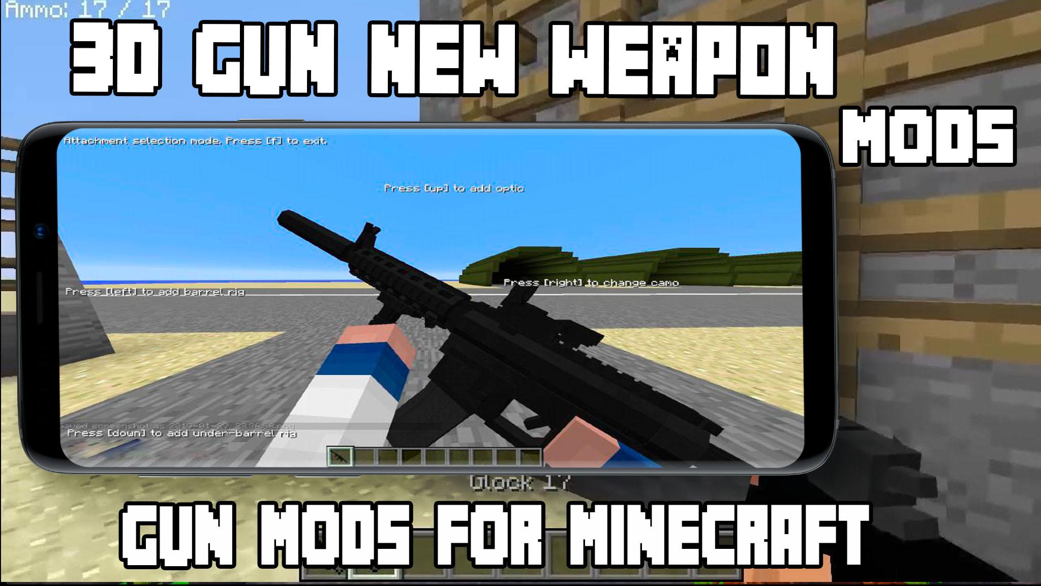 3d Gun Mods Modern Weapon Mods For Minecraft Pe Für Android Apk 3d Gun Mods Modern Weapon Mods For Minecraft Pe Für Android Apk