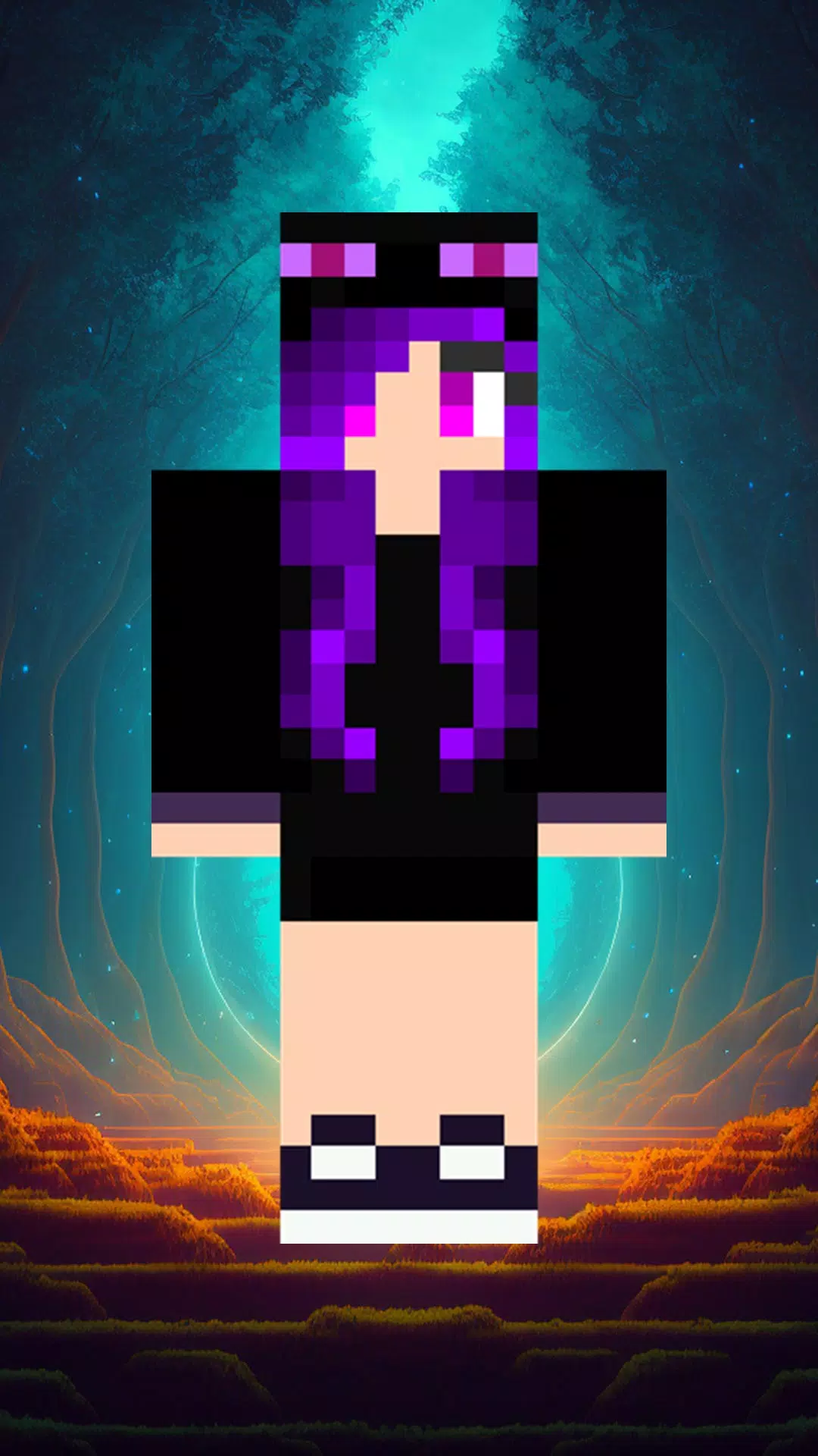 Enderman skin 2.0 Minecraft Skin