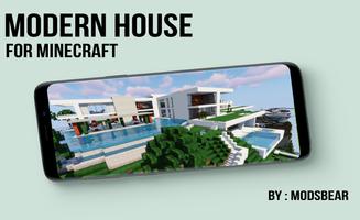 MCPE Mods - Modern House For Minecraft PE 스크린샷 1