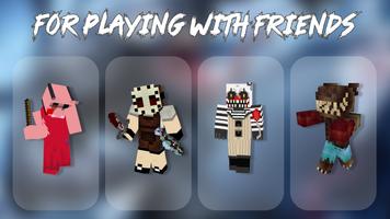 Horror skins: Minecraft Mod Screenshot 3