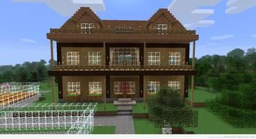 House for minecraft Building for minecraft Affiche