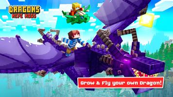 Fantasy Dragons Mod Minecraft Poster