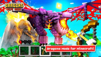 Fantasy Dragons Mod Minecraft captura de pantalla 1
