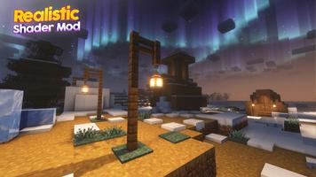 Realistic Shader Mod Minecraft ảnh chụp màn hình 3