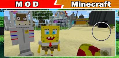 Minecraft PE : SpongeBob Mod capture d'écran 1