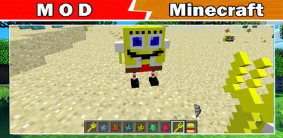 Minecraft PE : SpongeBob Mod capture d'écran 2