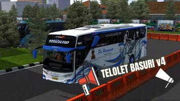 Telolet Basuri V4 Bussid Mod poster