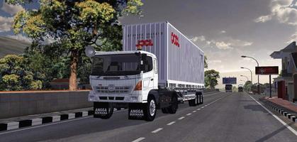 Mod Bussid Truck Oleng Terbaru capture d'écran 1
