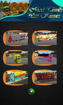 Mod Truck Petikemas Bussid 海报