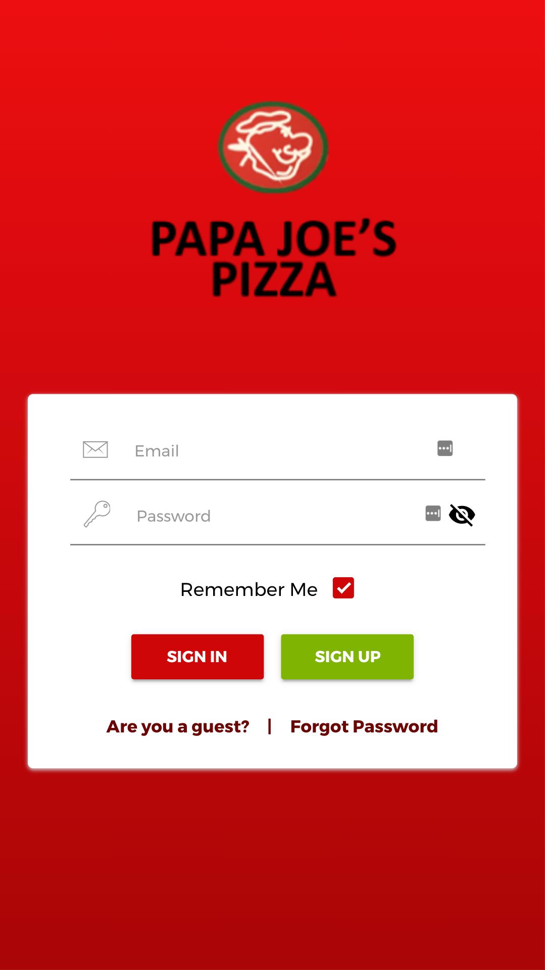 Papa Joe S Pizza For Android Apk Download