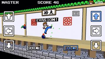 KungFu-Rush3D - NES-like Game Affiche