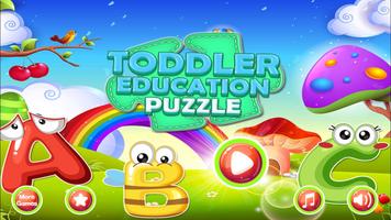 Poster Toddler Education Puzzle