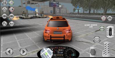 Taxi Simulator Game постер