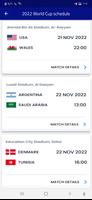 Qatar 2022 World Cup Live Scor Screenshot 2