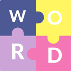 Word puzzle game: animal, fruit & countries أيقونة