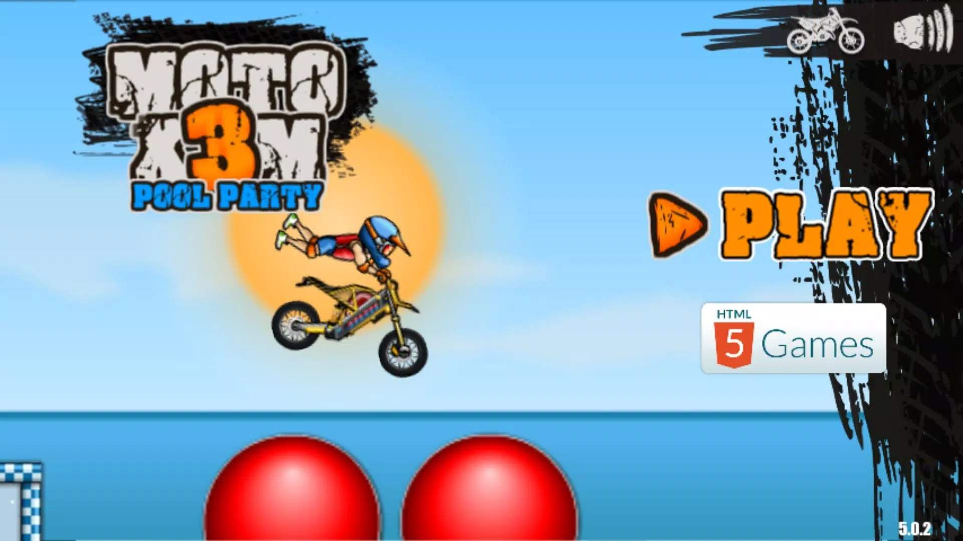 Moto X3M 5 Pool Party - Motor Stunts Games - Online Free Games