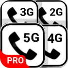 3G 4G 5G Setting Network Cells 圖標