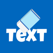 Suppression de texte et mot icône
