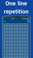 text repeater one by one Screenshot 1