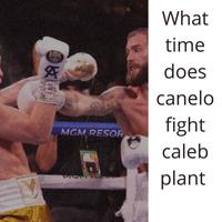 what time does canelo fight Affiche