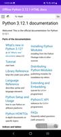 Python 3.12 Offline HTML docs اسکرین شاٹ 1