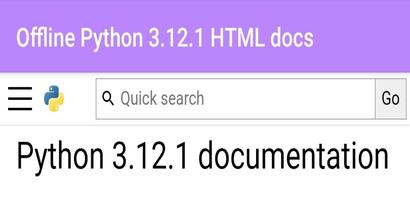 Python 3.12 Offline HTML docs اسکرین شاٹ 3