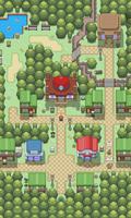 wallpaper: pixel pokemon village Affiche