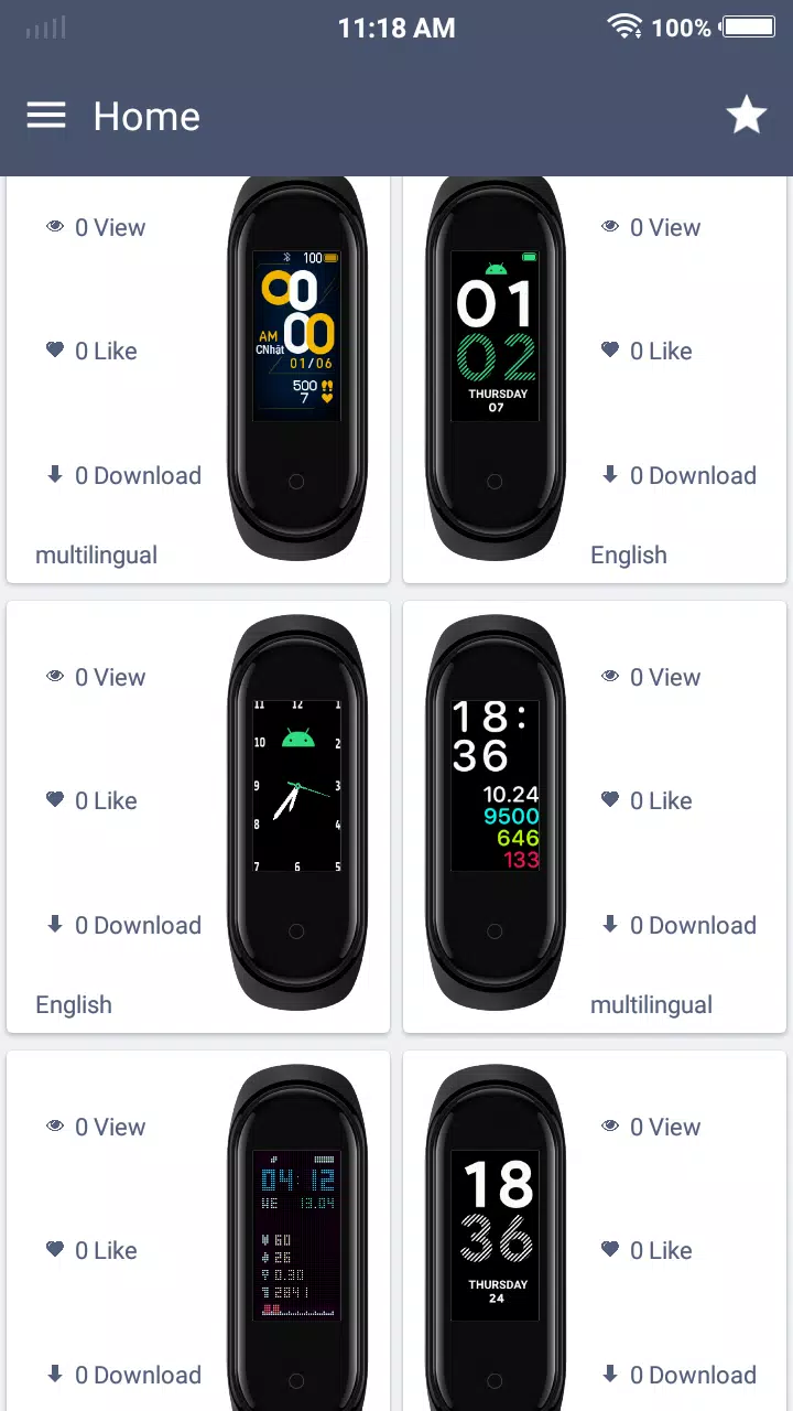MiBand4 Watchfaces -Watchface for Xiaomi Mi Band 4 APK pour Android  Télécharger