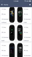 1 Schermata MiBand4 Watchfaces -Watchface for Xiaomi Mi Band 4