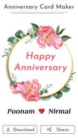 Happy Anniversary Card Maker capture d'écran 3