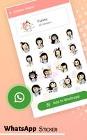 New Stickers For WhatsApp - Free WAStickerapps Affiche