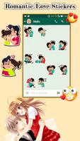 Romantic Love Stickers for whatsapp - WAStickerapp capture d'écran 3