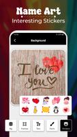 Name Art Photo Editor Maker capture d'écran 2
