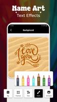 Name Art Photo Editor Maker capture d'écran 3