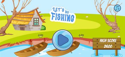 Let's Fishing Affiche