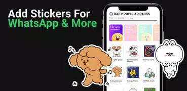 GIF Stickers for Whatsapp Chat