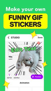 GIF Stickers 截图 5
