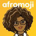 AfroMoji: African Afro Emoji Stickers Black
