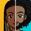 AfroMoji: African Afro Emoji Stickers Black APK