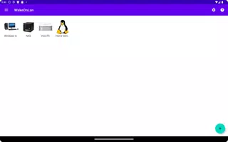 برنامه‌نما WakeOnLan(Magic Packets) عکس از صفحه