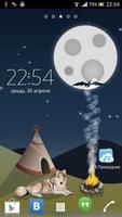 Moon and Fire Live Wallpaper Affiche