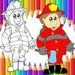 coloriages de pompier